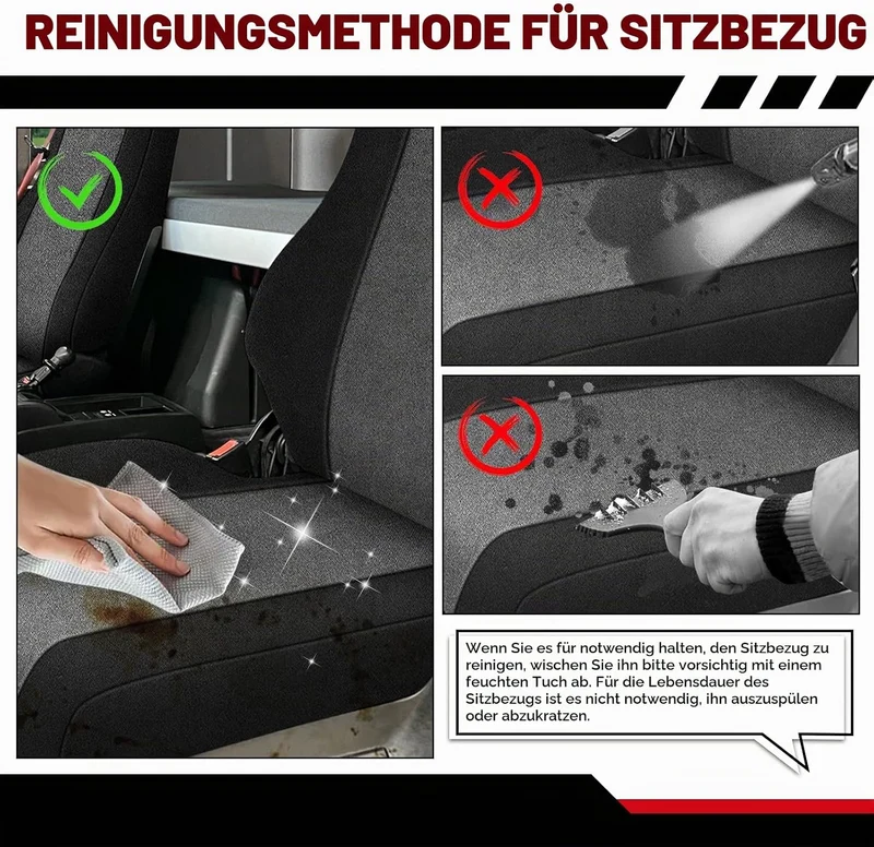 Auto Sitzbezüge für 2015-2020 Man TGX TGL TGM TGS LKW Sitzbezüge Schonbezüge Autositzbezüge