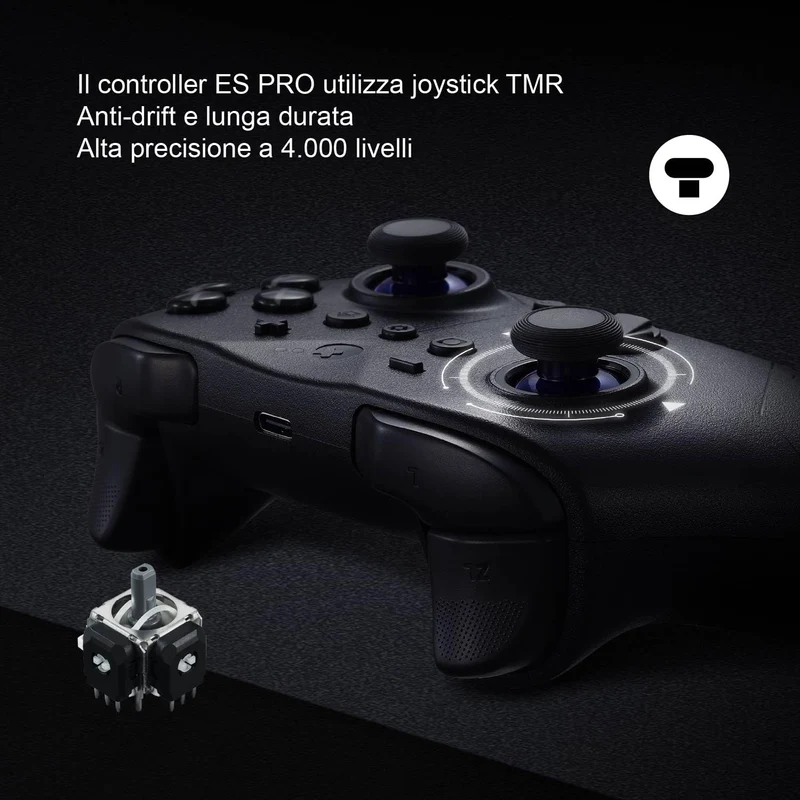 GuliKit ES PRO Wireless PC Gaming Controller für Switch 1/2, Windows/Android/Mac/Steam Deck mit 3,25