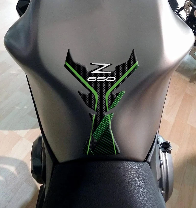 Paraserbatoio.it Aufkleber aus Harz, 3D-Effekt, kompatibel mit Kawasaki Z650 (Metallic Matte Graphen