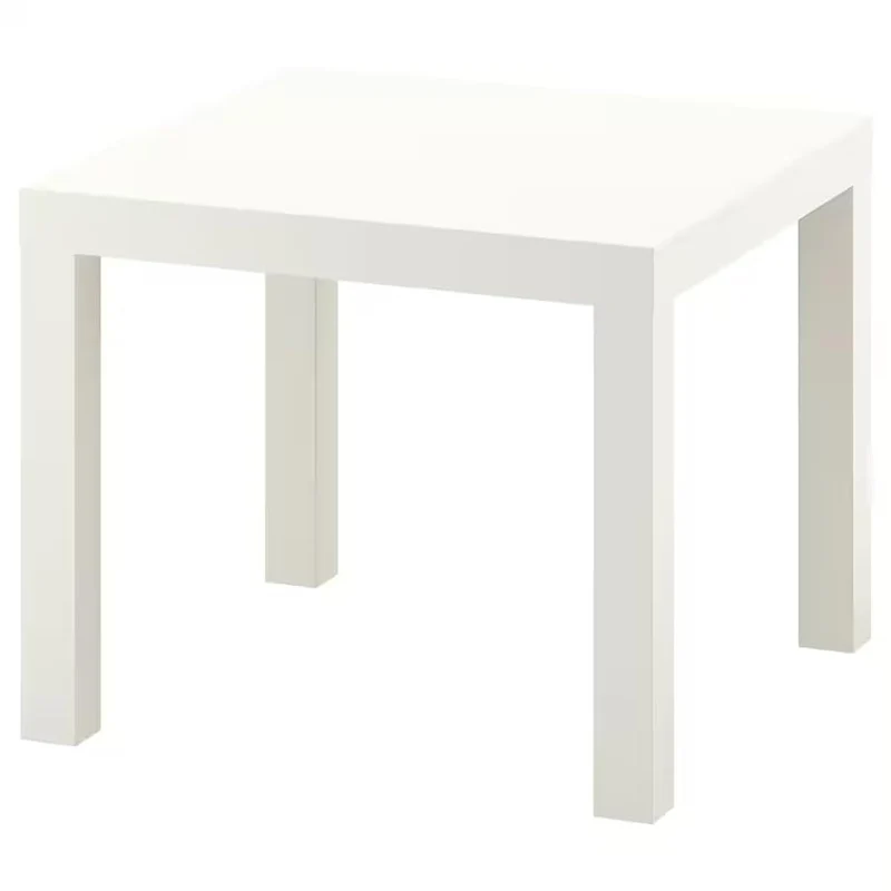 IKEA Beistelltisch Lack 55 x 55 cm [Eiche gebeizt] 55 x 55 cm Weiss, 55 x 55 cm Weiss