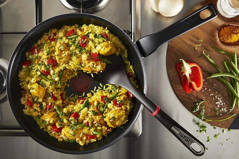 Tefal XL Force Bratpfanne 32 cm extragross, Antihaftversiegelung, robust, Thermo-Signal bei optimale