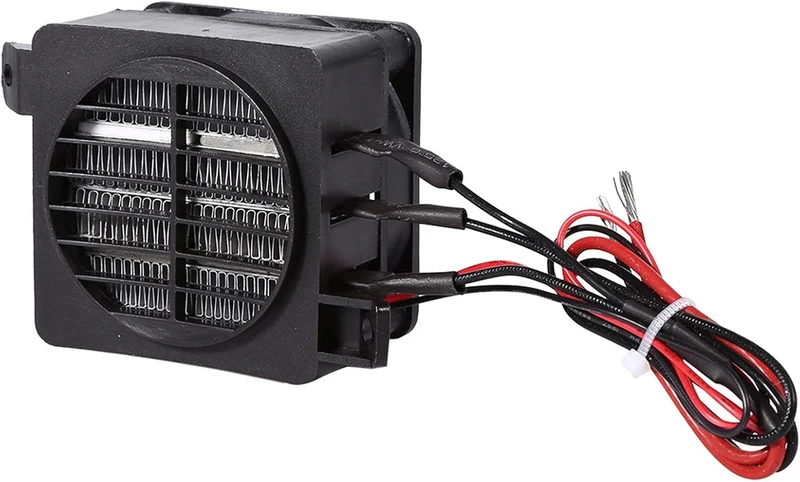 Nikou PTC Heizung 12V 100W, Auto Heizlüfter Fan Lufterhitzer Konstante Temperatur Heizelement Energi
