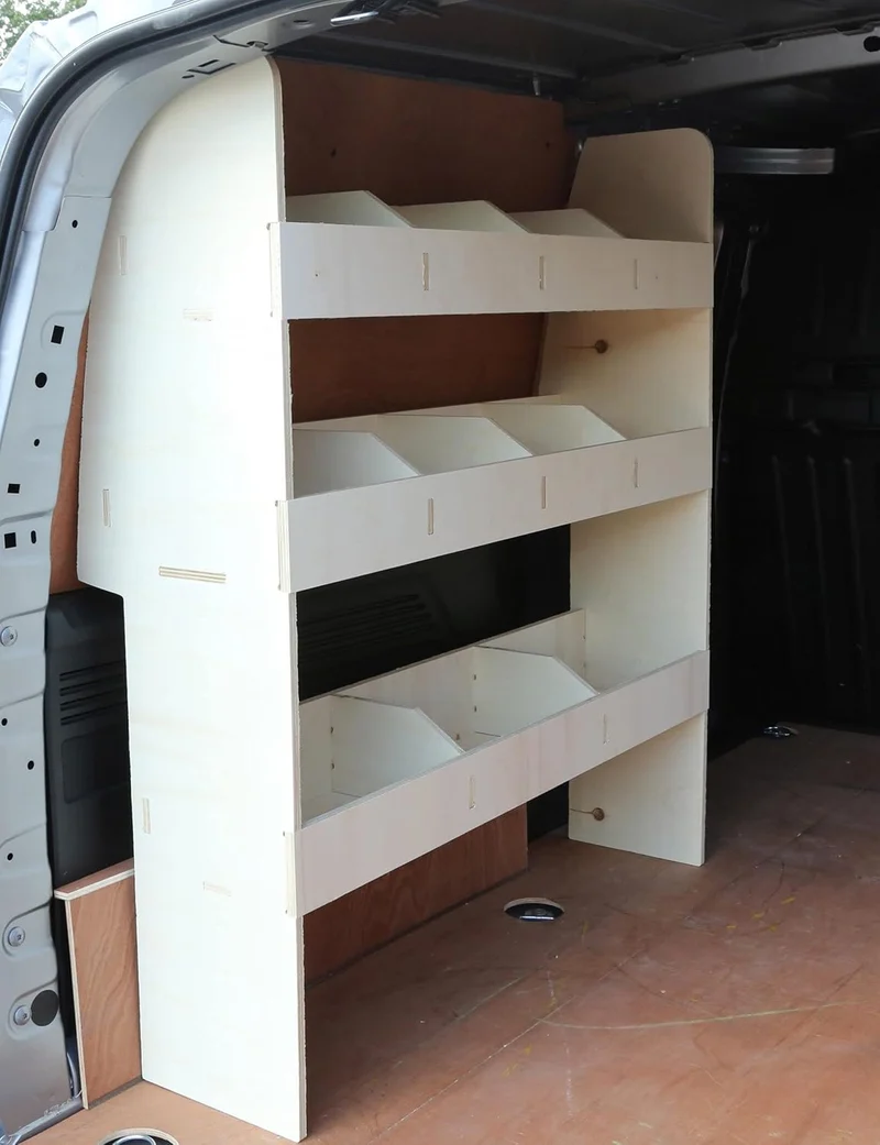 Vanify - Kompatibel mit Citroen BERLINGO L2 (XL) 2019+ Fahrzeugeinrichtung Fahrzeugregale, Fahrersei