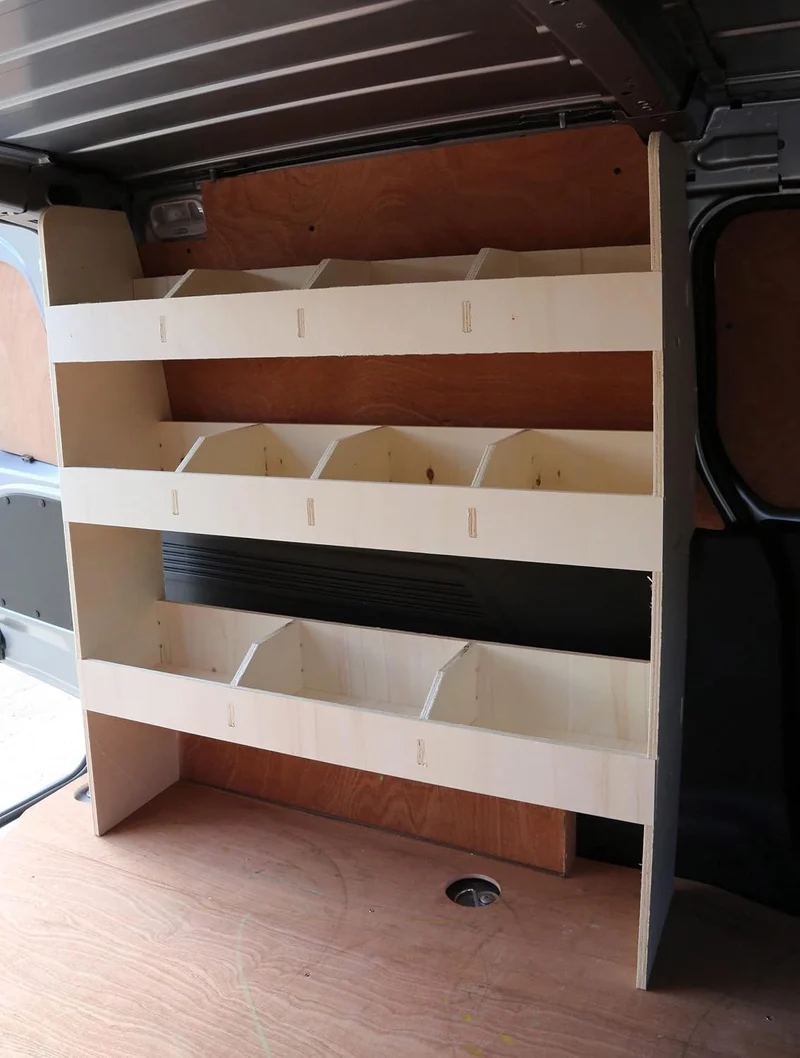 Vanify - Kompatibel mit Citroen BERLINGO L2 (XL) 2019+ Fahrzeugeinrichtung Fahrzeugregale, Fahrersei
