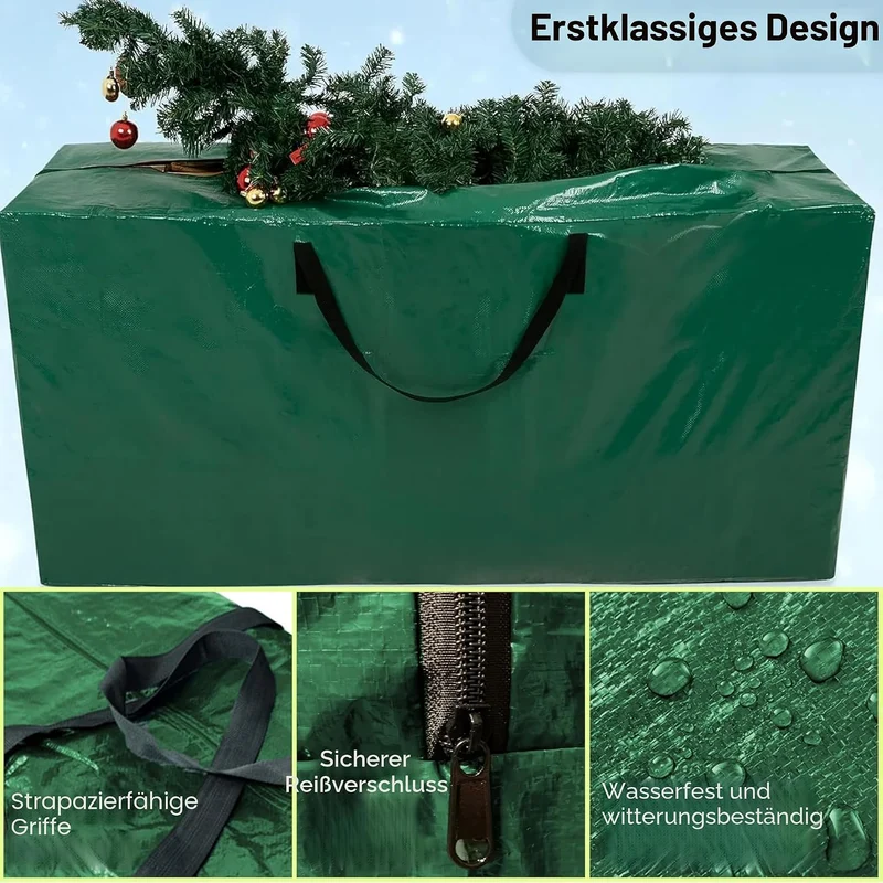 ARSUK 240 cm Aufbewahrungstasche für künstlicher Weihnachtsbaum – Verstärkte, wasserdichte Tasche fü