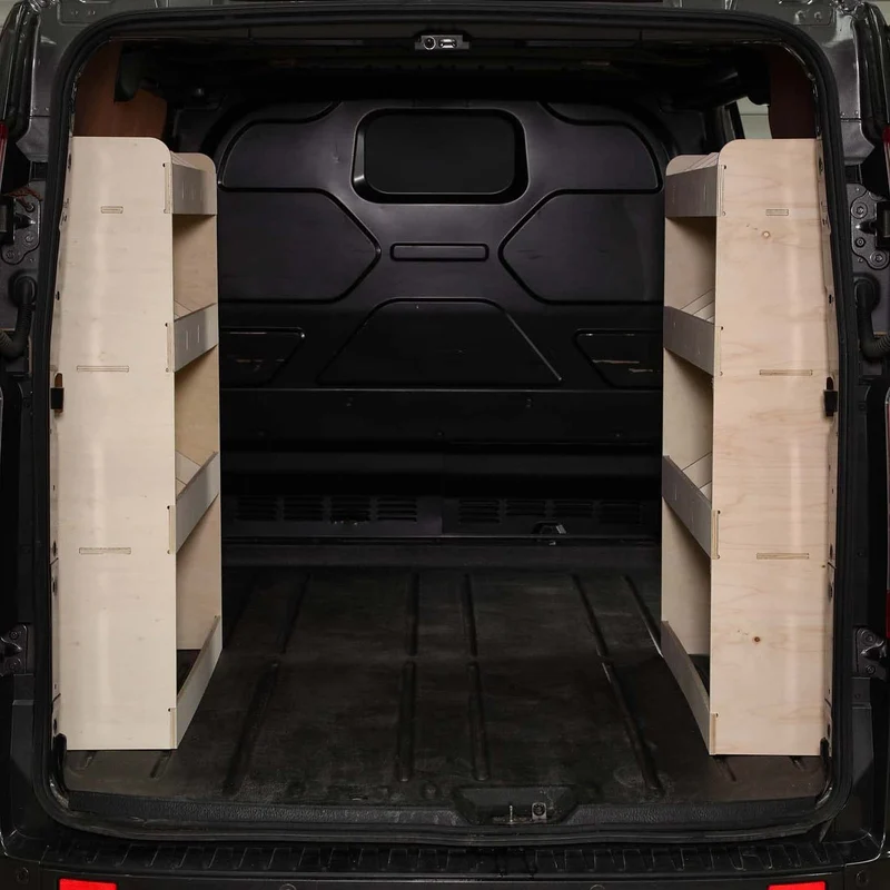 Vanify - Kompatibel mit Opel VIVARO L1 2019+ Fahrzeugeinrichtung Fahrzeugregale, doppelte Regale hin