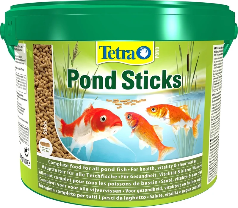 Tetra Pond Multi Mix – Fischfutter für Verschiedene Teichfische mit Vier Futtersorten (Flockenfutter
