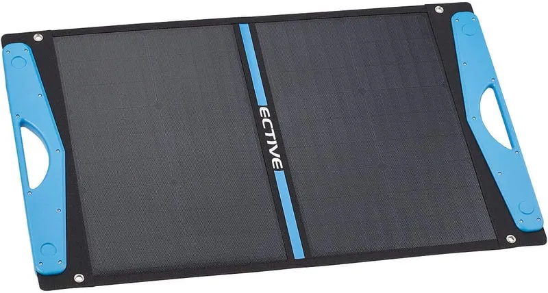 ECTIVE MSP 60 SunDock Solarpanel- 60 W, 2xUSB, mobil, tragbar, faltbar, effizient, monokristallin So