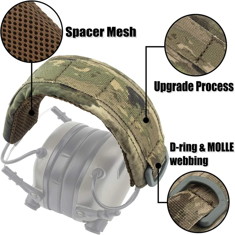 Kopfband Kopfbügel-Abdeckung für modulare Kopfhörer, allgemeine Taktik, Accessoires, Beutel, Tasche,
