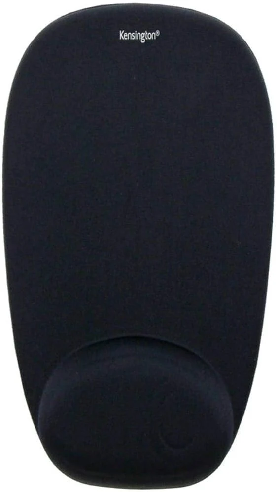 Kensington Mauspad mit Handgelenkauflage aus Schaumstoff (Farbe: Schwarz)
