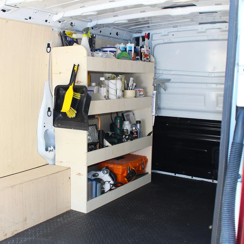 Vanify - Kompatibel mit Opel VIVARO L1 2014-19 Fahrzeugeinrichtung Fahrzeugregale, Fahrerseite vorne