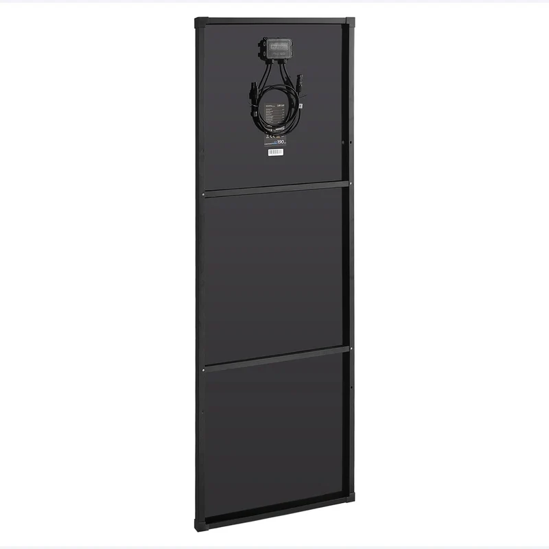 ECTIVE Solarpanel BSP 190 Black Lightweight – Ultraleichtes 190W 5,27A 60 Zellen 12V/24V Solarmodul