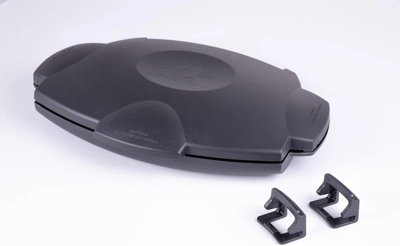 Impulsion - Express Grill – doppelseitiger Grillkocher für Mikrowelle, Zubehör für Grillgut von Flei