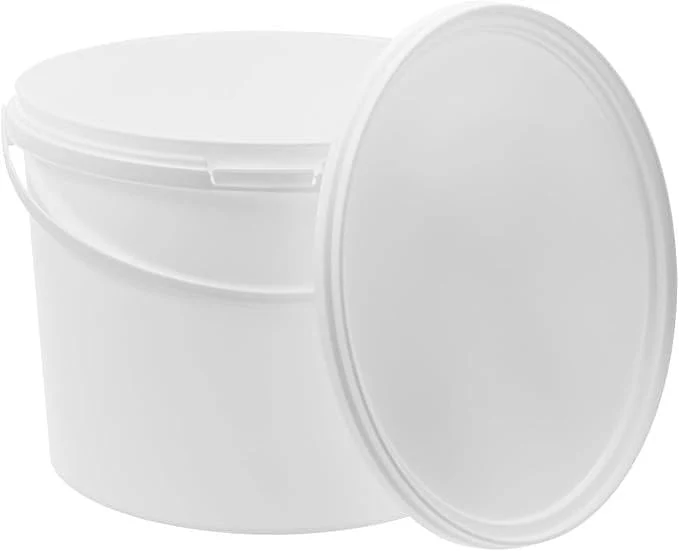 BenBow Eimer mit Deckel 10l Weiss 100x 10 Liter - lebensmittelecht, stabil, luftdicht, auslaufsicher