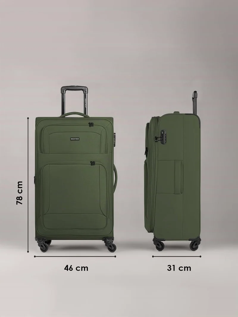 Smartbox grosser Weichgepäck Check-in Koffer für Damen & Herren | Grosser XL Trolley 46 x 31 x 78 cm