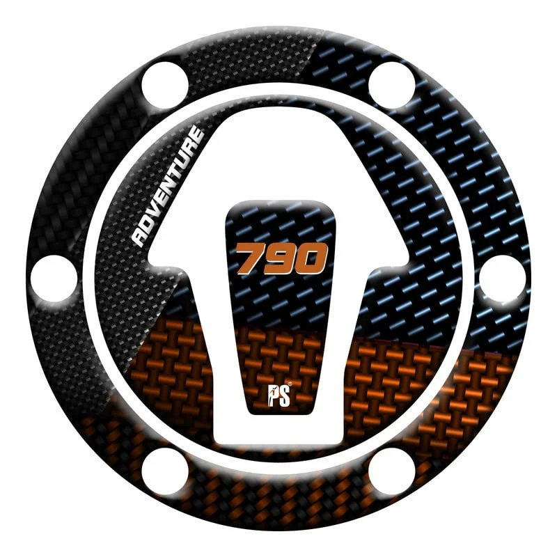 Paraserbatoio.it Aufkleber mit 3D-Effekt, Tankschutz aus Harz, kompatibel mit KTM 790 Adventure - Sc