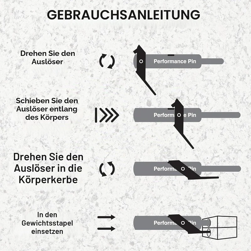 High Performance Gewicht Stack Pin