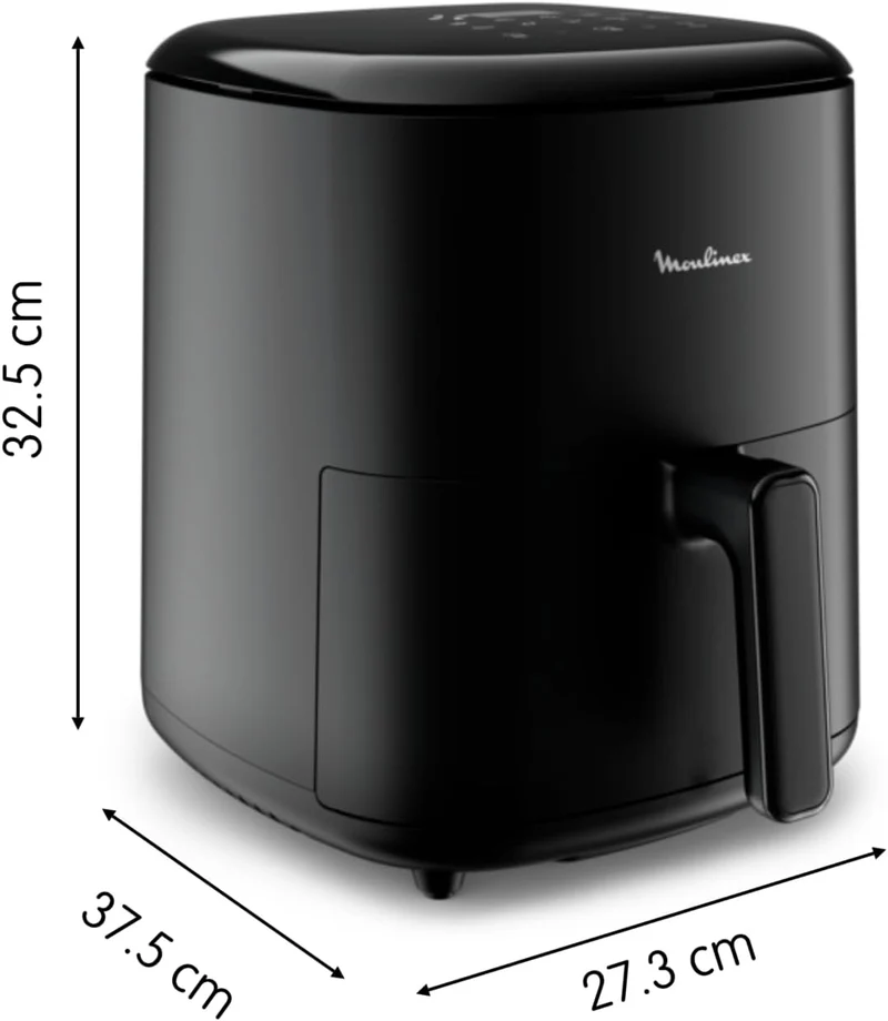 Moulinex Easy Fry Max 5L – Luftfritteuse für schnelles Kochen, Energieeinsparung bis zu 70%, intuiti