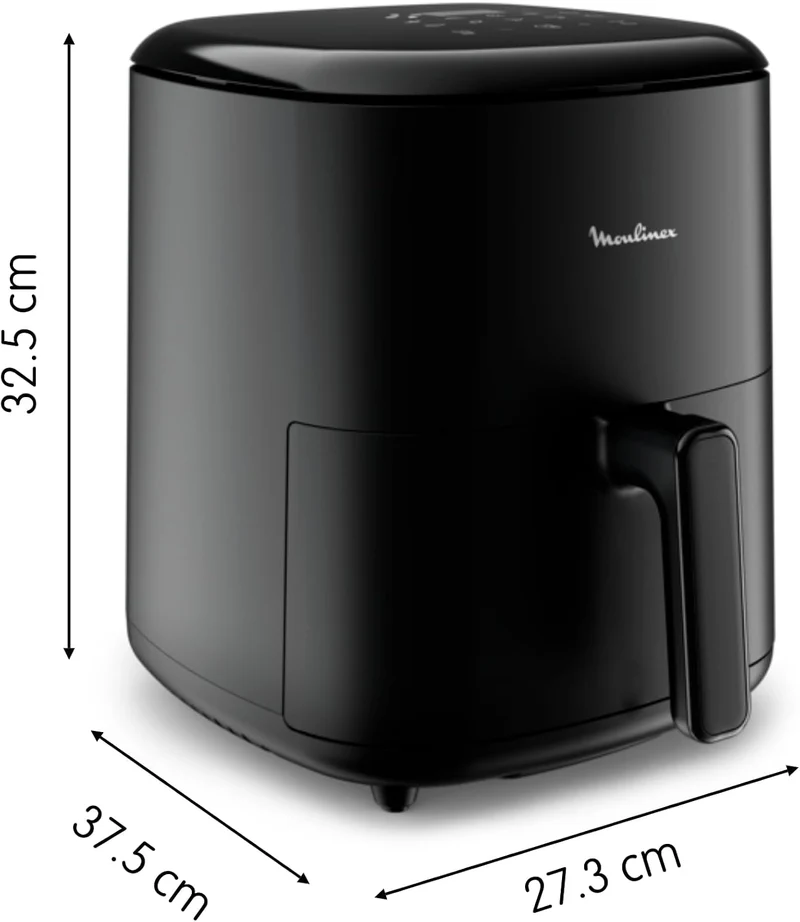 Moulinex Easy Fry Max 5L – Luftfritteuse für schnelles Kochen, Energieeinsparung bis zu 70%, intuiti