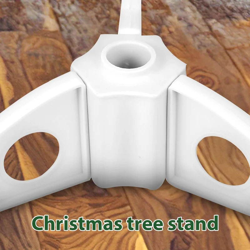 Homoyoyo Christmas Tree Base Abnehmbarer Weihnachtsbaumständer Für Künstliche Bäume Stabiler Weiss E