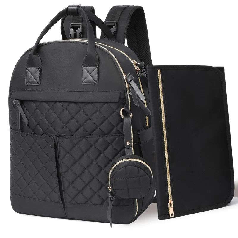 MISS FONG Baby Wickelrucksack Wickeltasche Rucksack, Baby Wickeltasche Gross, mit Faltbarer Wickelun