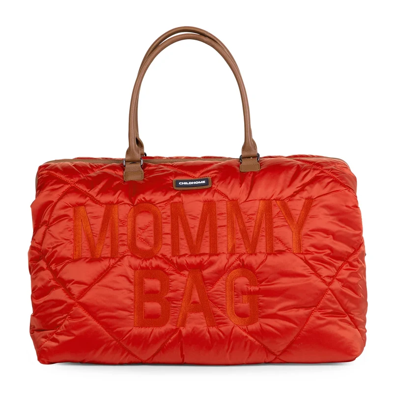 Childhome, Mommy Bag Wickeltasche - Gesteppt - Rot 55x30x40cm Jubiläumsauflage Rot Gesteppt, Rot Ges
