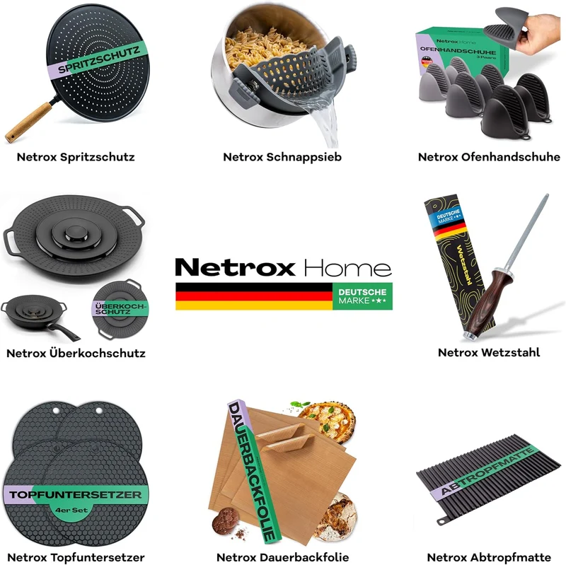 NetroxHome - Müslibecher To Go mit Löffel, Auslaufsicherer Joghurtbecher To Go aus Edelstahl, Lunchb