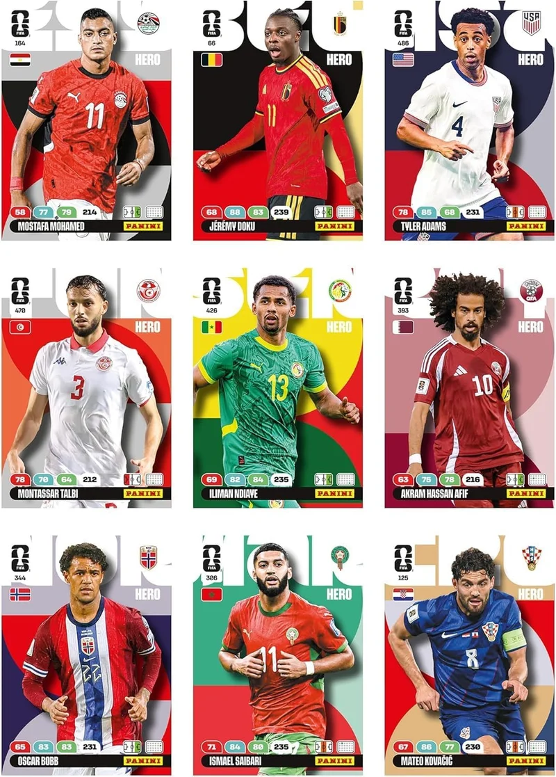 FIFA Weltmeisterschaft 2026 Trading Cards Game Blisterverpackung 1 Premium-Beutel mit 10 Karten