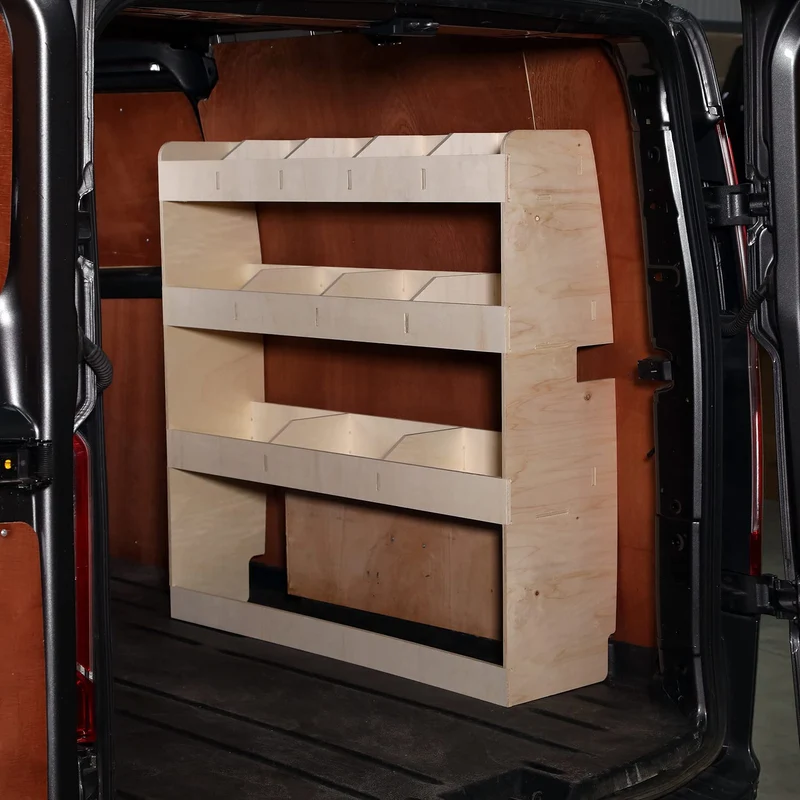 Vanify - Kompatibel mit Ford Transit Custom L2 2012+ Fahrzeugeinrichtung Fahrzeugregale, Beifahrerse