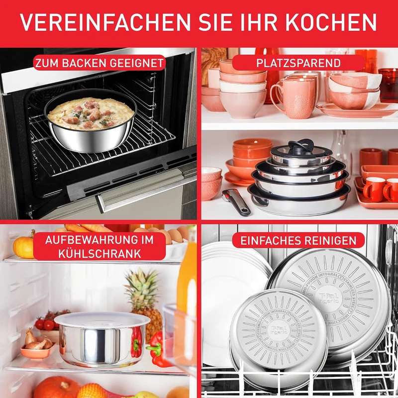 Tefal Ingenio Preference On Topf- & Pfannenset 13-teilig Topf- & Pfannenset 13-tlg, Topf- & Pfannens