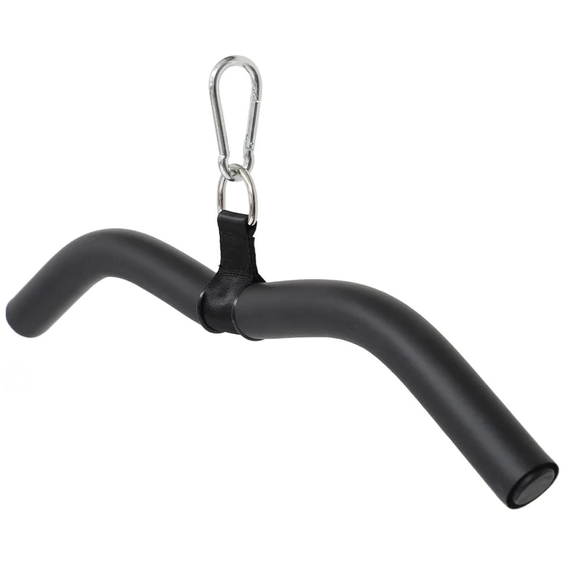 Homoyoyo Latzug Stange aus Stahl mit Ergonomischem Bogengriff Kabelzug Zubehör für Bizeps und Rücken
