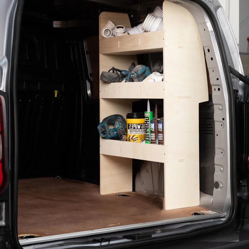 VANIFY - Kompatibel mit Citroen BERLINGO L1 (M) 2019+ Fahrzeugeinrichtung Fahrzeugregale, Beifahrers