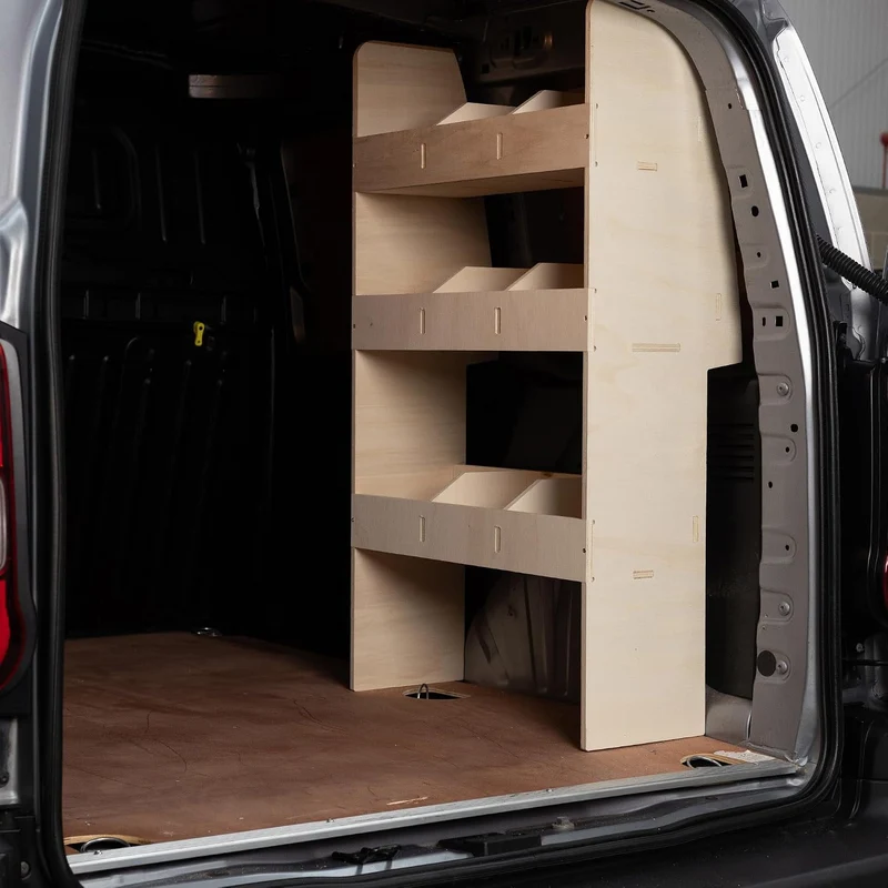VANIFY - Kompatibel mit Citroen BERLINGO L1 (M) 2019+ Fahrzeugeinrichtung Fahrzeugregale, Beifahrers