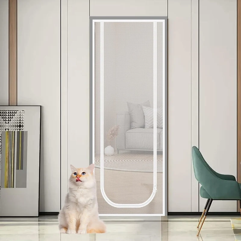 Katzen Bildschirmtür | Cat Proof Door Screen | Heavy Duty Mesh Doors Screens Net für Katzen mit dopp