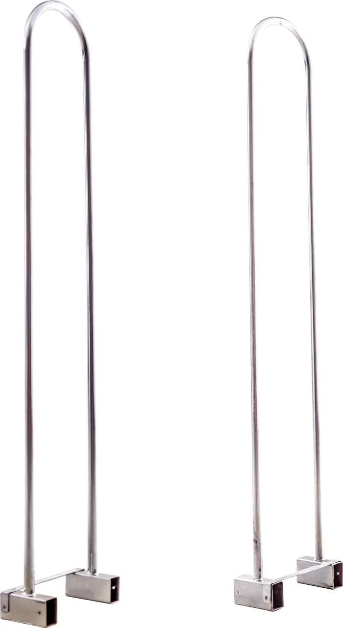 Trend Line Kaminholzstapelhilfe 150cm Höhe mit Rohrbügel Holzlager Kaminholzregal