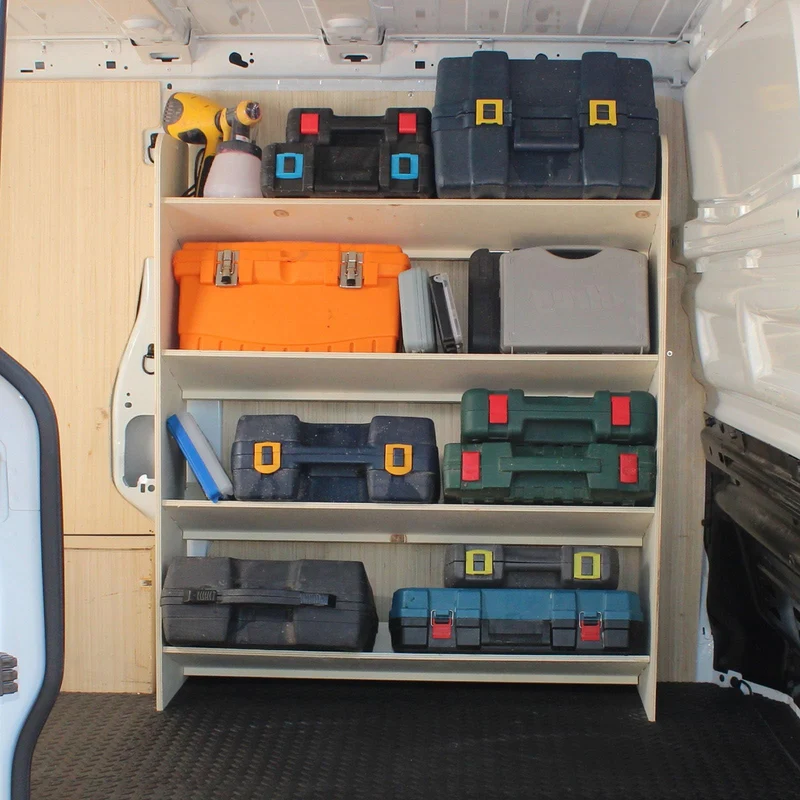 Vanify - Kompatibel mit Renault TRAFIC L1 und L2 2015+ Fahrzeugeinrichtung Fahrzeugregale, Werkzeugk