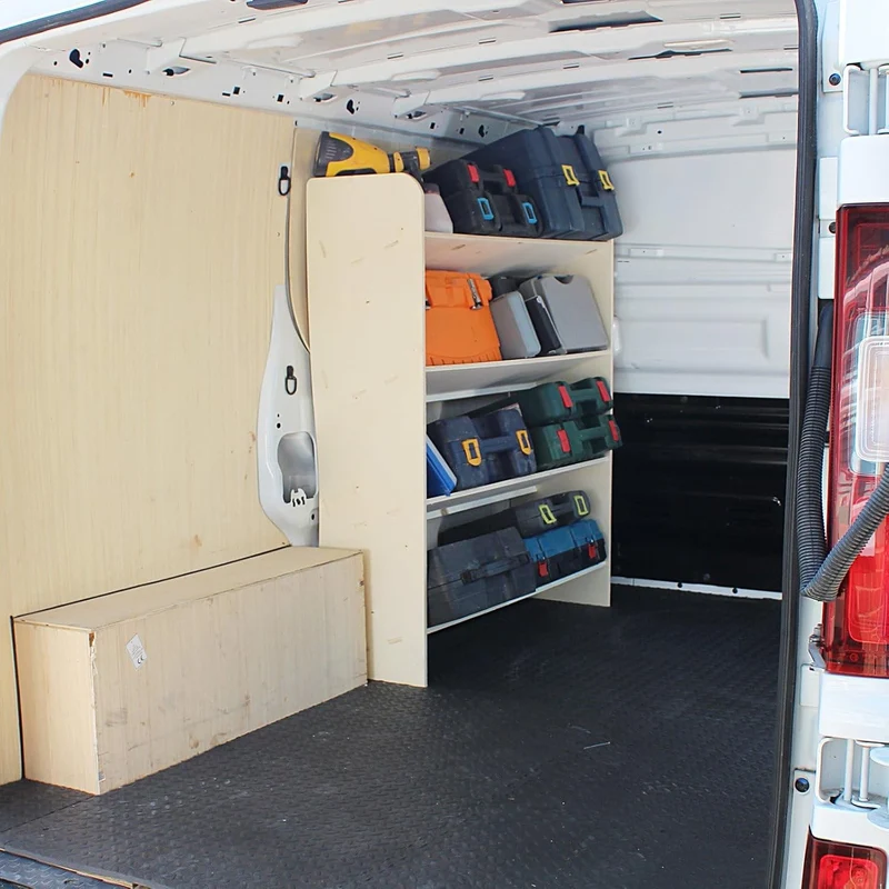 Vanify - Kompatibel mit Renault TRAFIC L1 und L2 2015+ Fahrzeugeinrichtung Fahrzeugregale, Werkzeugk