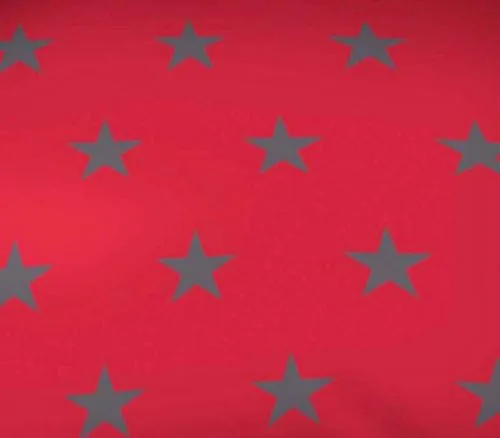 KAEPPEL Feinbiber-Bettwäsche Stars, 2-tlg. rubin, 155X220 CM Rubin 155X220 CM, Rubin 155X220 CM