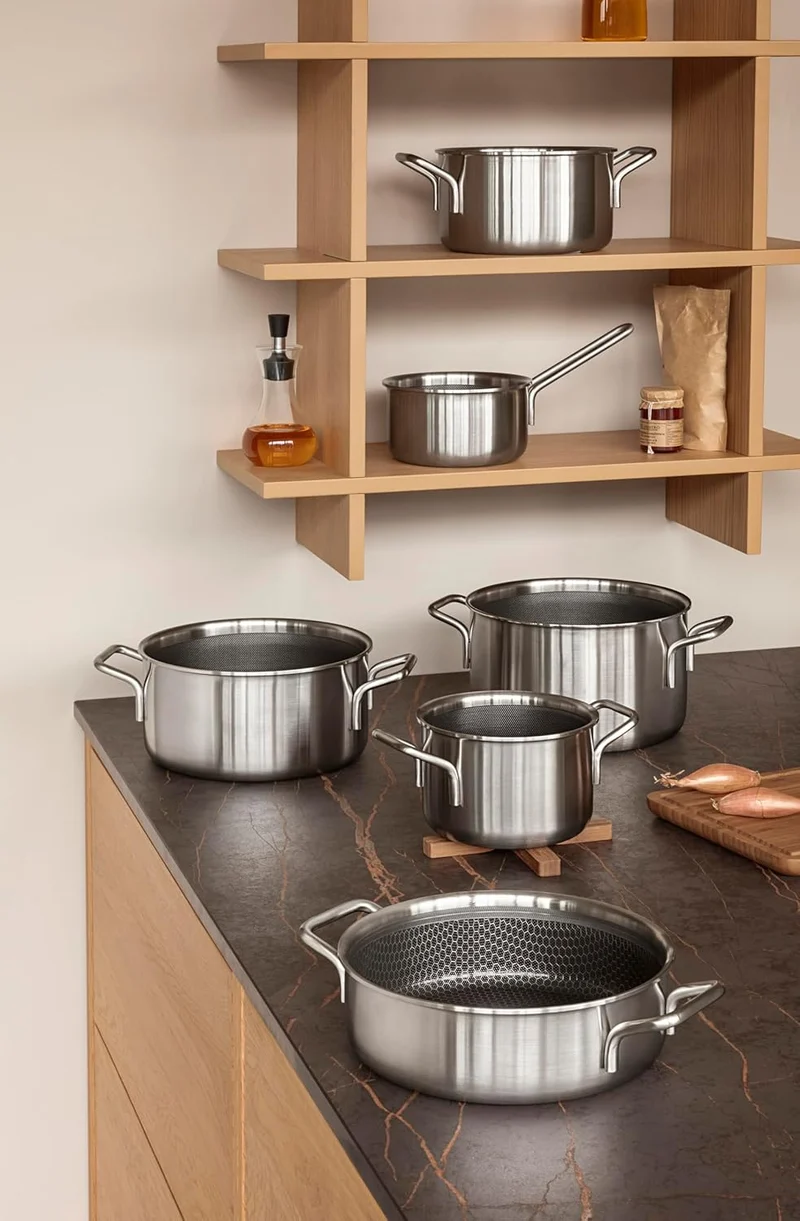 Eva Trio | Multi Sauteuse m. 2 Griffen 24 cm Mosaic keramische Slip-Let-Antihaftbeschichtung | Der S
