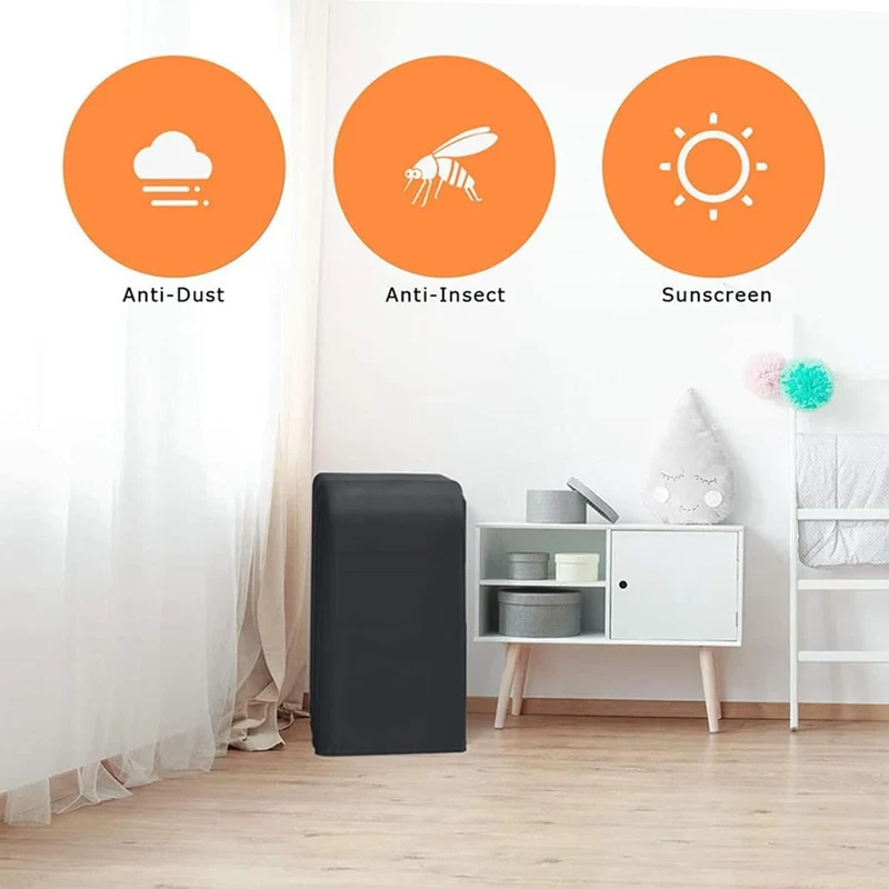 2 Stück Tragbare Abdeckung für Klimaanlage, Universelle Staubdichte Abdeckung für Mobile Klimaanlage