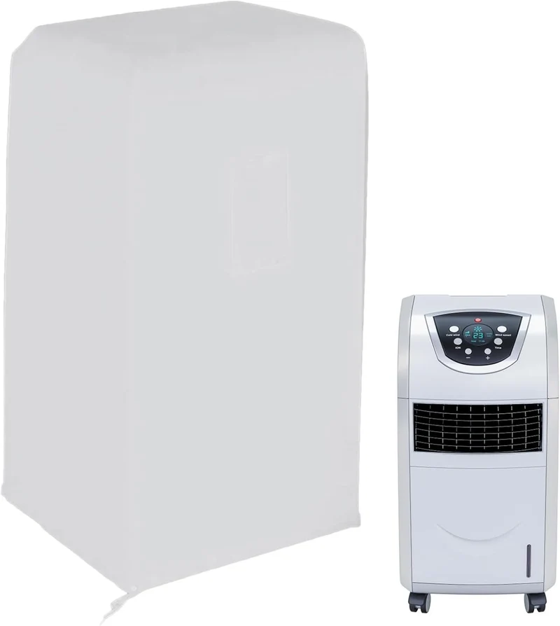 2 Stück Tragbare Abdeckung für Klimaanlage, Universelle Staubdichte Abdeckung für Mobile Klimaanlage