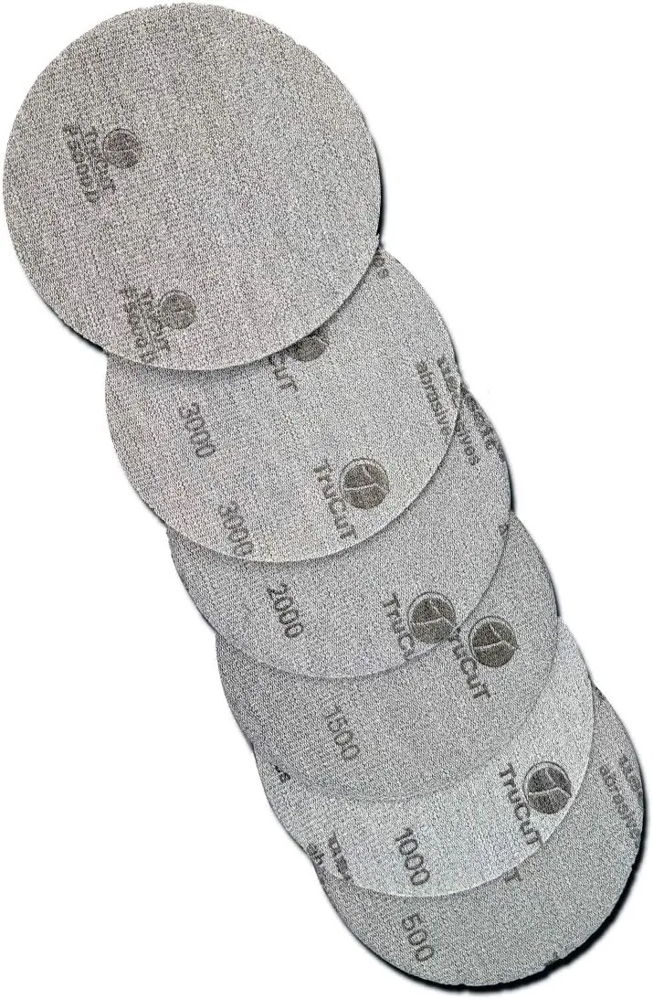 CTD Creation The Difference TruCut Schleifpads, 6 Stück, je 1 Körnung (500, 1000, 1500, 2000, 3000,