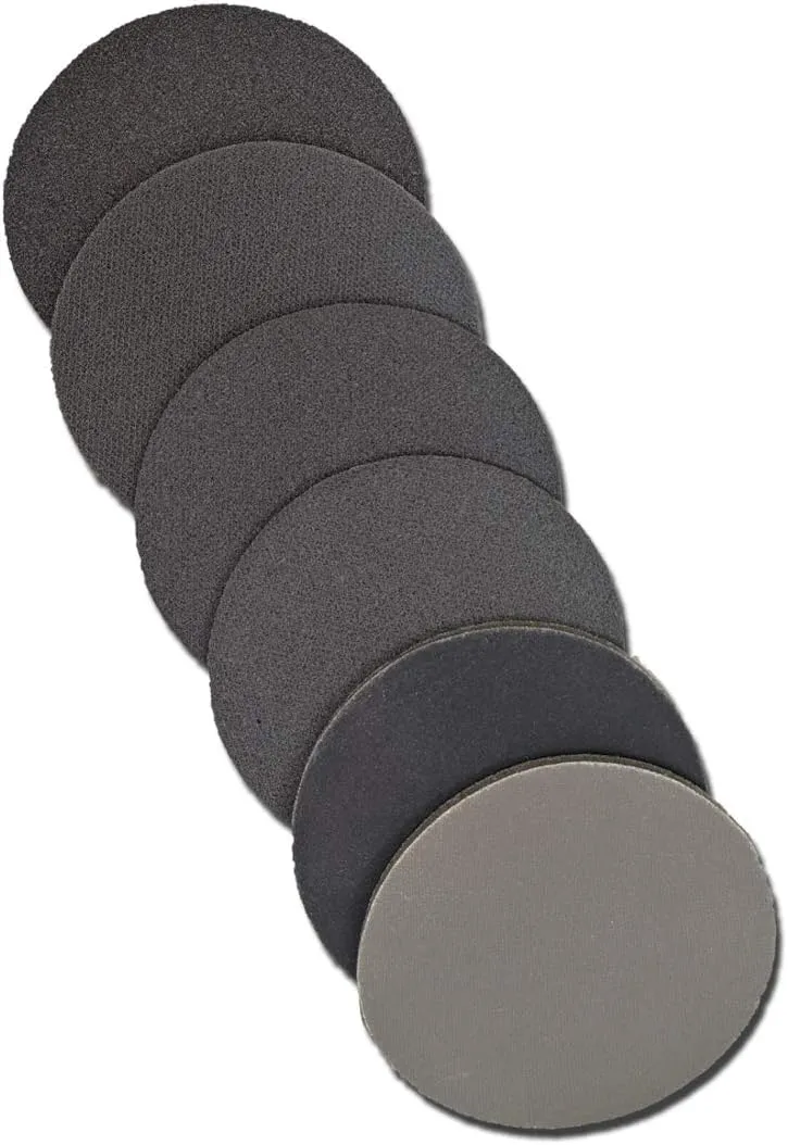 CTD Creation The Difference TruCut Schleifpads, 6 Stück, je 1 Körnung (500, 1000, 1500, 2000, 3000,