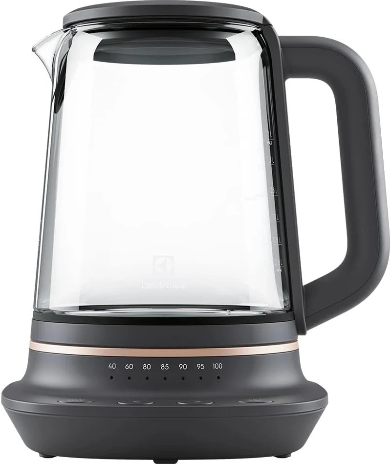 Electrolux 910 003 588 E7GK1-8BP Wasserkocher, 1,7 l, Schwarz, Kupfer