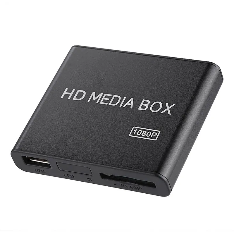 Full HD Media Player 1080P Box, Unterstützt RMVB MP3 USB AVI MKV, Kleine Grösse, Schönes Aussehen, U
