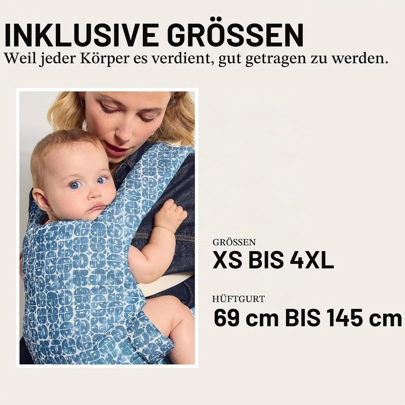 Tula Explore Babytrage für Neugeborene ab Geburt, 3-in-1 Baby-Tragetasche Bauchtrage Rückentrage Erg