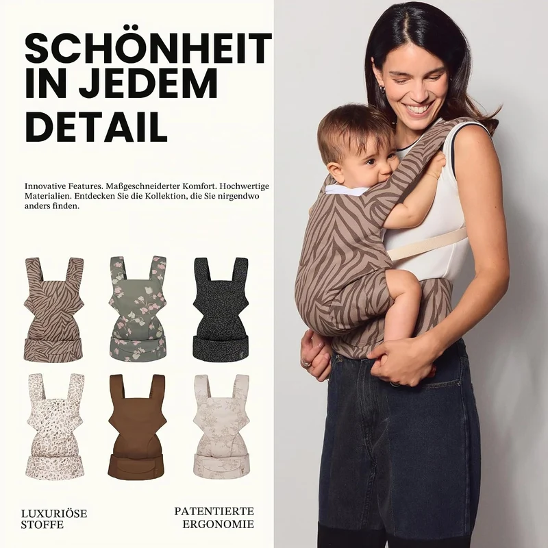 Tula Explore Babytrage für Neugeborene ab Geburt, 3-in-1 Baby-Tragetasche Bauchtrage Rückentrage Erg