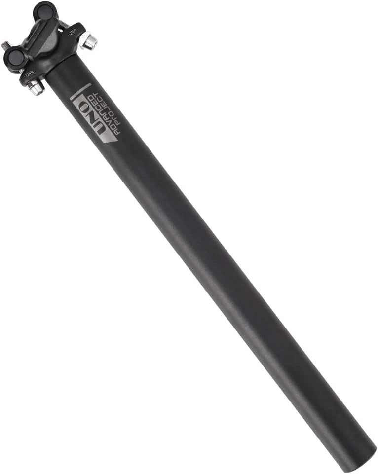 BESNIN Sattelstütze 25,4/28,6/30,9/31,6mm Fahrrad Sattelstange in 400mm Länge, Aluminiumlegierung Fa
