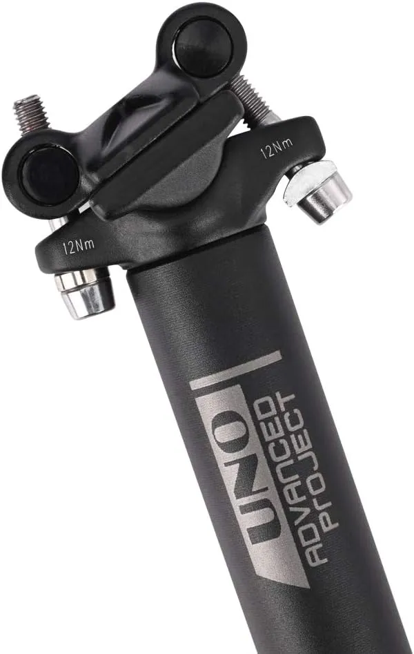 BESNIN Sattelstütze 25,4/28,6/30,9/31,6mm Fahrrad Sattelstange in 400mm Länge, Aluminiumlegierung Fa