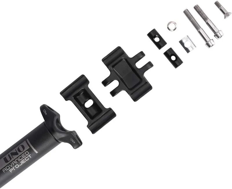 BESNIN Sattelstütze 25,4/28,6/30,9/31,6mm Fahrrad Sattelstange in 400mm Länge, Aluminiumlegierung Fa